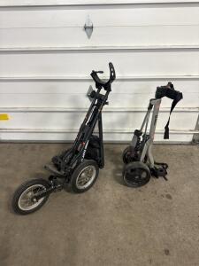 (2) Golf Bag Carriers