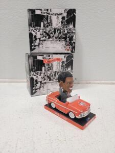 (2) San Francisco SF Giants Willie Mays 60th Anniversary "Welcome!" Bobblehead