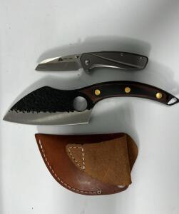 Folding Ozark Trail Knife 7.6 inch 3.1 Steel Blade,XYJ Full TANG 6&rdquo; Inch De-Bone Meat Knife .