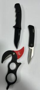 Wyoming Knife,5&rdquo;In Kershaw Folding Knife, Five Star Coast LX283 Folding Knife .