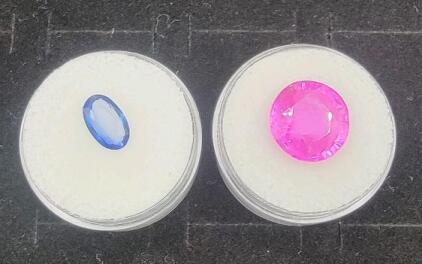 (2) Certified Natural Gemstones w/COA's
