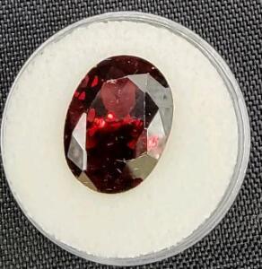 11.15 ct. Faceted Blood Red Ruby Diamond Cut