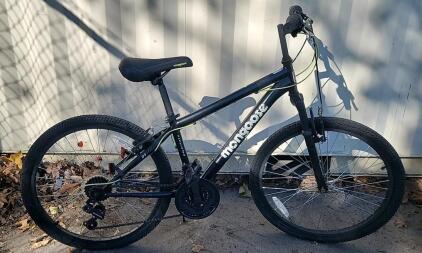 Mongoose 24" 21-speed Excursion Bike, black