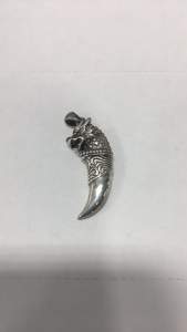 Sterling Silver Dragon Claw Pendant