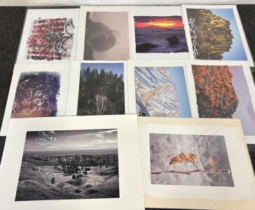 (10) Canvas Photography Prints By Wayne Kidwell (Former Idaho Supreme Court Justice)