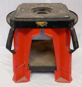 Cycra Moto Stand, Which is a Type of Motorcycle Stand Used for Maintenance and Storage of Dirt Bikes. 16"15"12"