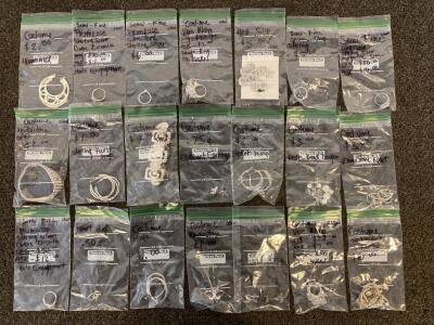 Costume Silver Jewelry Including Necklaces, Bracelets, Earrings And Rings
