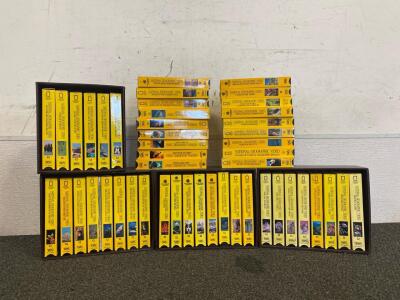 Collection Of (48) National Geographic VHS Tapes