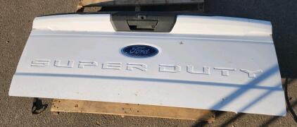 Ford Super Duty Tailgate, White, Compatible 2017-2022 Models