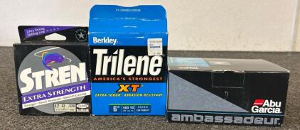 (1) BRAND NEW!!! Ambassadeur Reel Snd (2) Fishing Lines