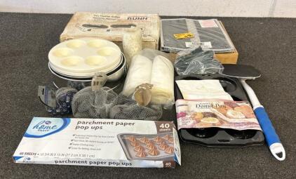 Mamas Kitchen Including Muffin Pans, Utensil Organizer, (1) Teo Position Coffee Decanter Warmer, And More