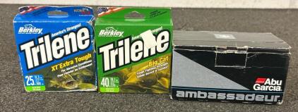 (1) BRAND NEW!! Ambassadeur Reel And Fishing Lines
