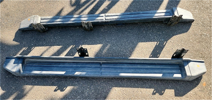 Black Running Boards for Pickup Trucks/SUVs, 72 Inches Length