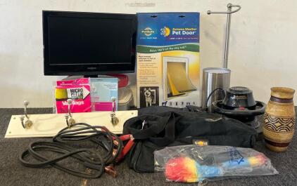 Insignia TV, Pet Door, Craftsman 9&rdquo; Buffer / Polisher, Jumper Cables & More