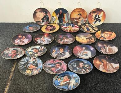 (23) Collectible Elvis Presley Plates