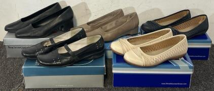 (5) Pairs Of Womens Dress Shoes Sizes 8.5-9