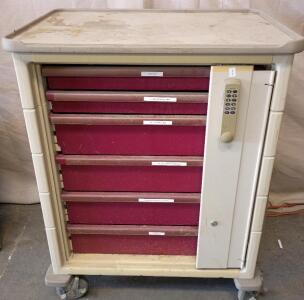 Herman Miller Medical Cart, Also Known as a Crash Cart or Emergency Cart
