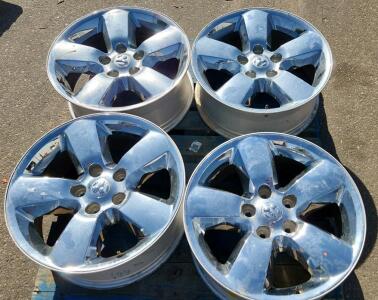 RAM Alloy Wheels, Chrome Finish, 20x9, Bolt Pattern 5x139.7