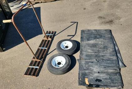 Rubber Gasket Material, Pneumatic Tires, And A Metal Handle