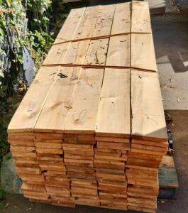 Wooden Lumber, 6ft x 6in x 1in, Approx. 60 Pieces, Serial P1517
