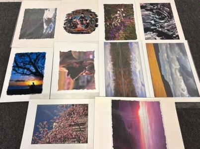 (10) Canvas Photography Prints By Wayne Kidwell (Former Idaho Supreme Court Justice)