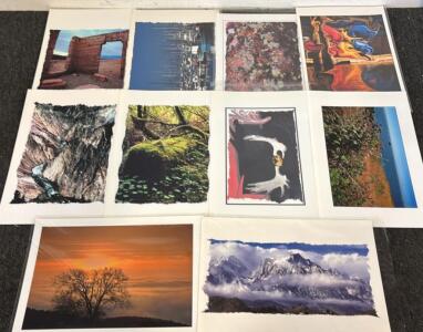 (10) Canvas Photography Prints By Wayne Kidwell (Former Idaho Supreme Court Justice)