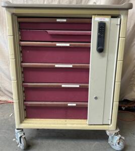 Herman Miller Medical Cart H 3&rsquo; 6&rdquo; W 2&rsquo; 7.5&rdquo; L 1&rsquo; 9&rdquo;