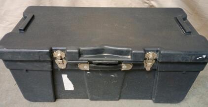 The Image Shows a Heavy-Duty Storage Trunk, Sometimes Referred to as a Footlocker or Storage Locker.32"x16"x13"