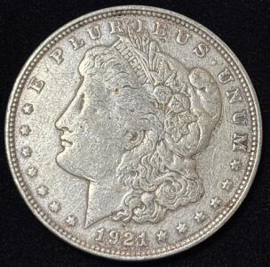 1921-D Morgan Silver Dollar Coin