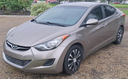 BANK REPO - 2013 HYUNDAI ELANTRA - TINTED WINDOWS