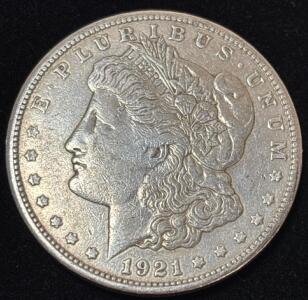 1921-S Morgan Silver Dollar Coin