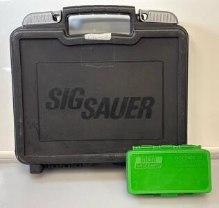 Sig Sauer 9mm Gun Case Including 30 Luger MTM 380/9MM Cal 50 Round Case-Gard