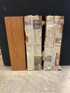 (12) Wood Boards H 36&rdquo; X L 10&rdquo; X W 1&rdquo;