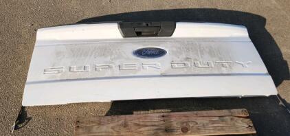 Ford Super Duty Truck Tailgate, White, Compatible with 2017-2022 Models