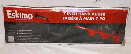 Eskimo Ice Fishing Gear 7In Hand Auger (New in Box)