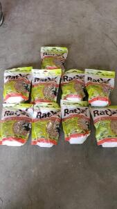 (9) Bags Rat X Poison