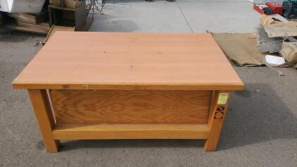 Large Wooden Desk 60"x36"x29"