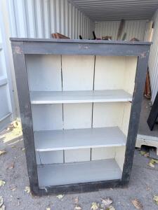 (1) 3-Tier Wooden Shelf - 53.5&rdquo;Hx37&rdquo;Wx13&rdquo;D