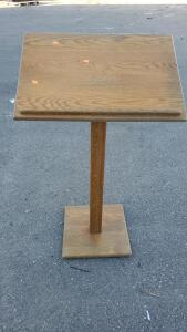Wooden Pulpit 26"x18"x44"