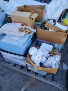 Pallets of Art Supplies