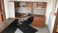 Office Furniture Desk Chair Bundle w/ Contents