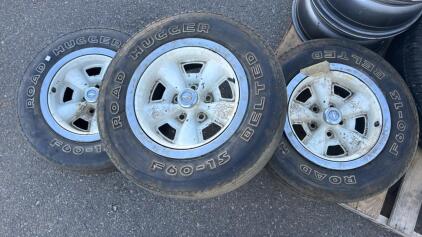 (3) OLD Z28 Chevrolet Rims & Tires