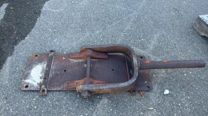 Big Heavy Duty Metal Plate w/ Pivit Attachment 31&rdquo; wide x 10.25&rdquo; tall