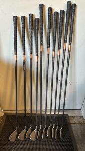 (Right Hand) TaylorMadeBurner Oversize S-90 Plus Bubble Shaft golf clubs Includes 3,4,5,6,7,8,9,S,P,A