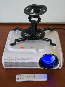 Yaber Y30 Projector w/ Remote & Ceiling Mount