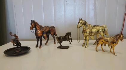 (5) Bronze Horses
