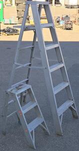 6' & 2&frac12;' Aluminum Ladders