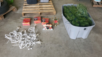 (3) Totes Of Christmas stuff
