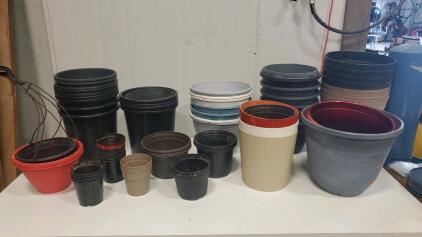 20+ Assorted Plant Pots Indoor And Outdoors