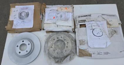 (2) Assorted Brake Rotors & (1) Control Cable